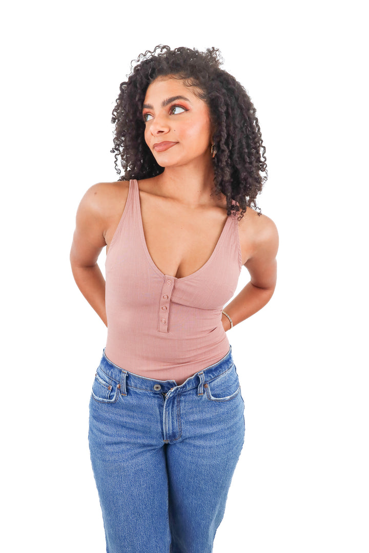 free people intimatley mauve bodysuit (xs; retail $68)