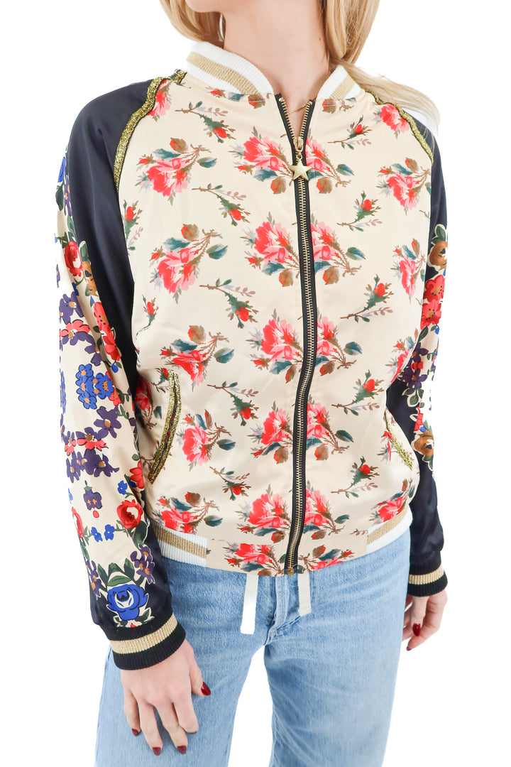 lola the boys patterened bomber jacket (s; retail $88)