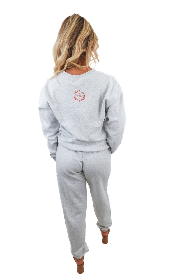 the rodeo grey sweat set (s)