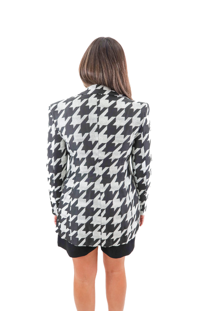 river island houndstooth blazer NWT (10; retail $75)*