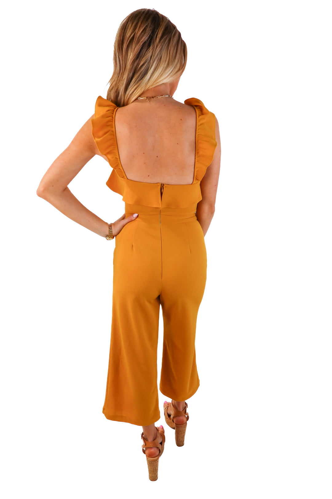 Kittenish Ruffle jumpsuit (xs)