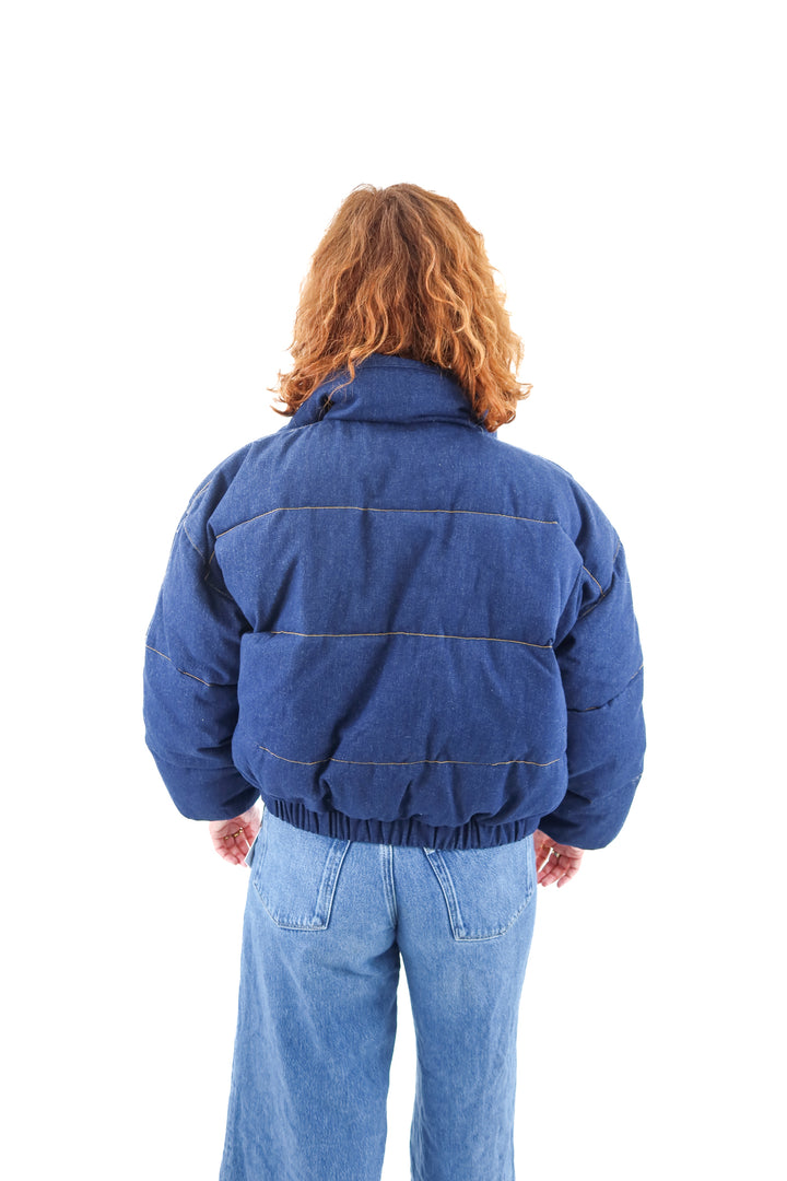 skatie denim puffer (s; retail $285)