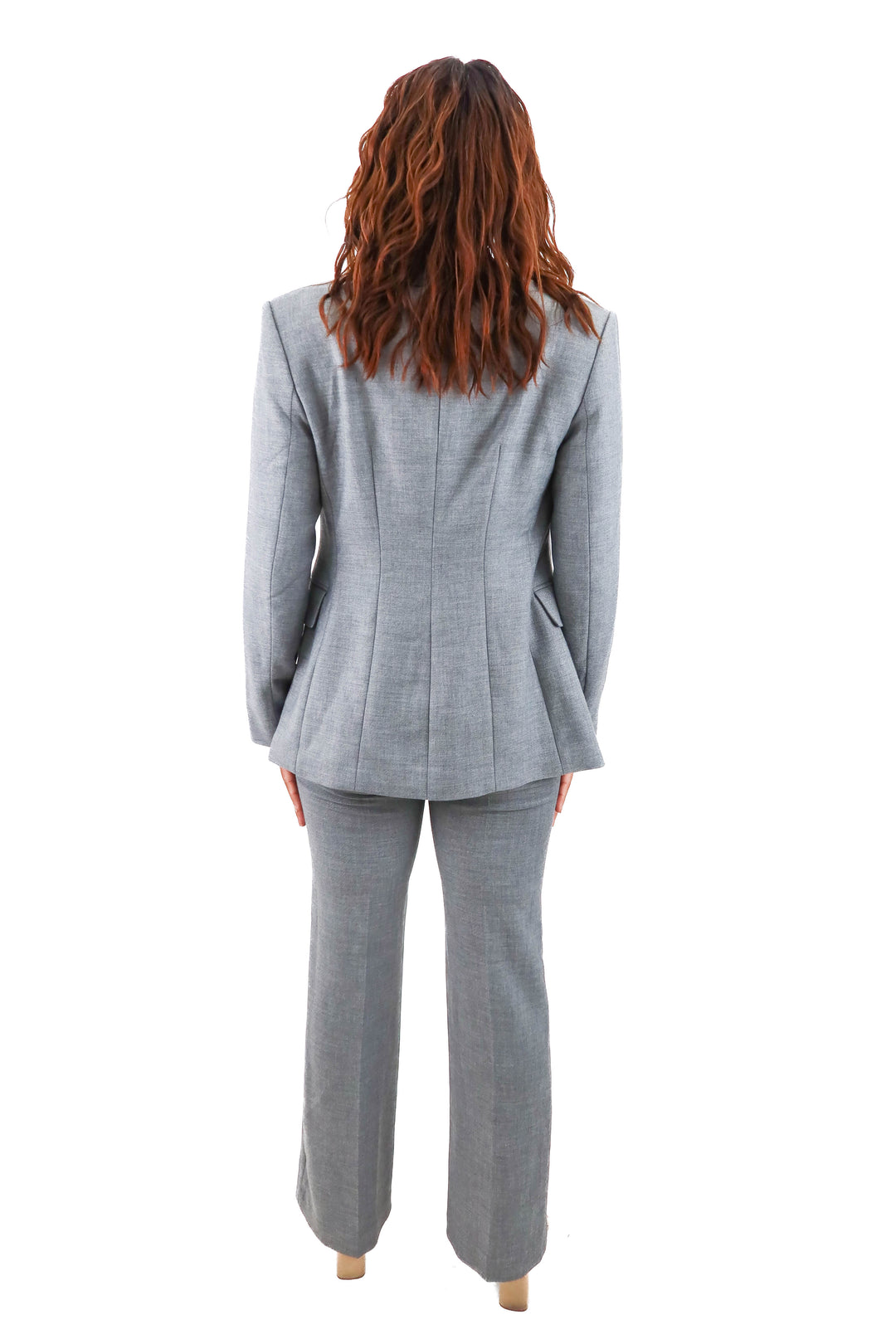 h&m grey blazer and pants set nwt (xs/s)
