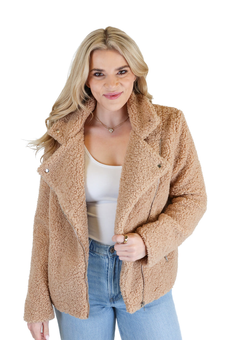 Buddy Love Teddy Sherpa Jacket (S)