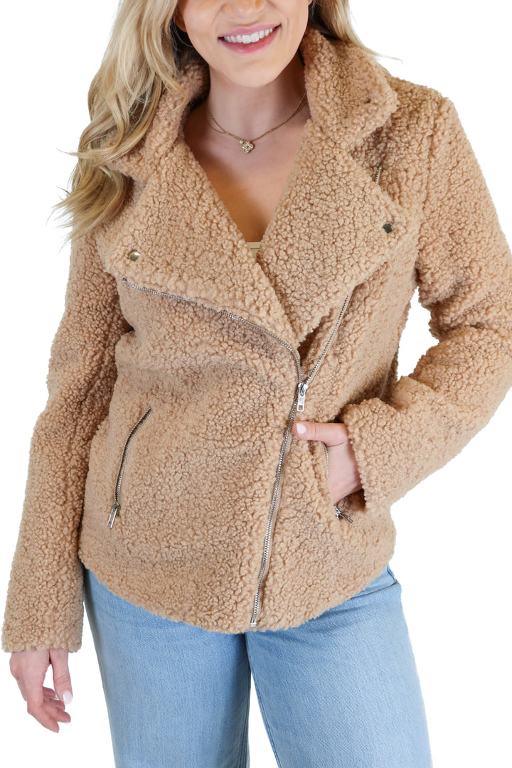 Buddy Love Teddy Sherpa Jacket (S)