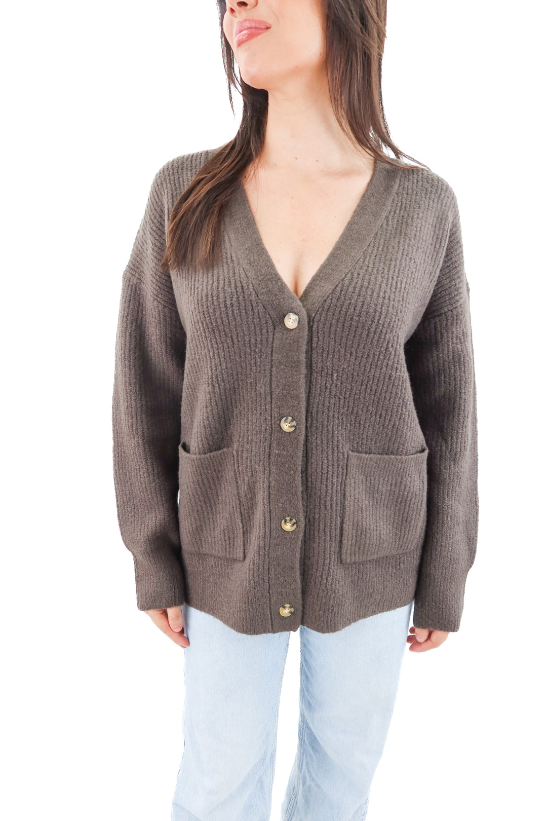 vici dark green cardigan (s)