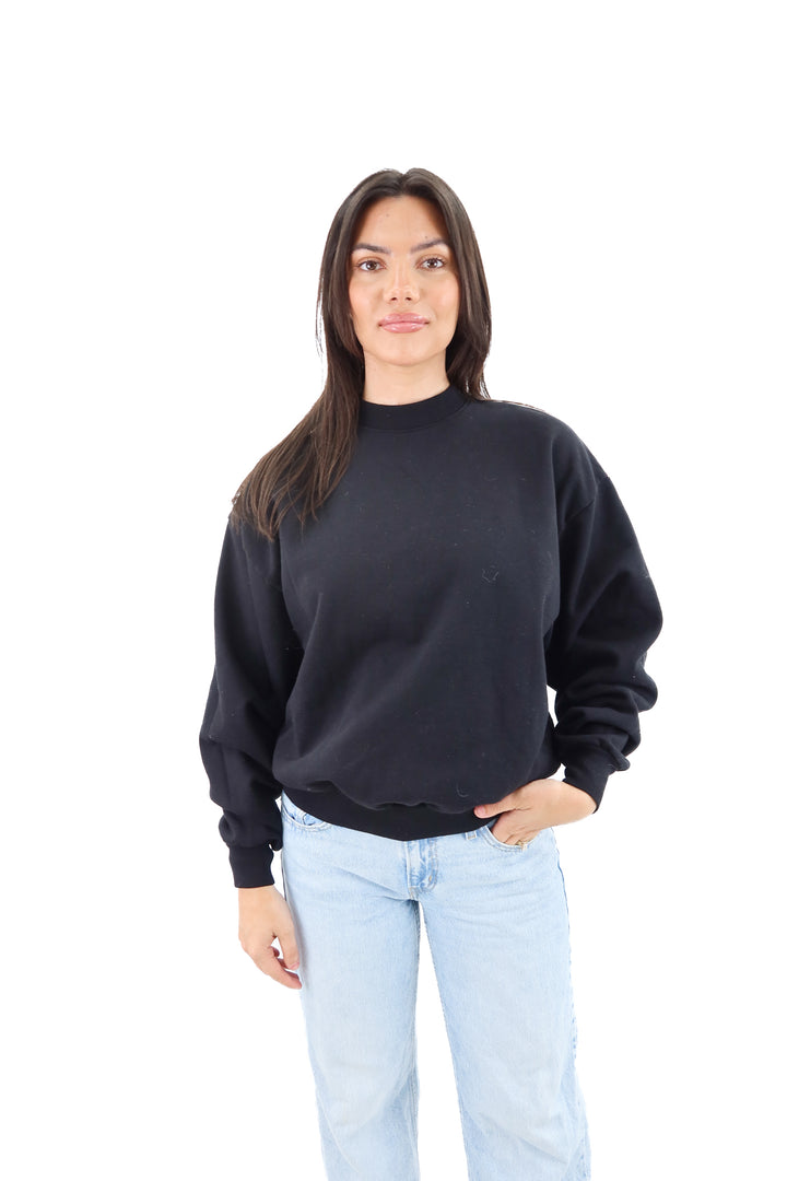 so cotty black crew neck (s; retail $58)