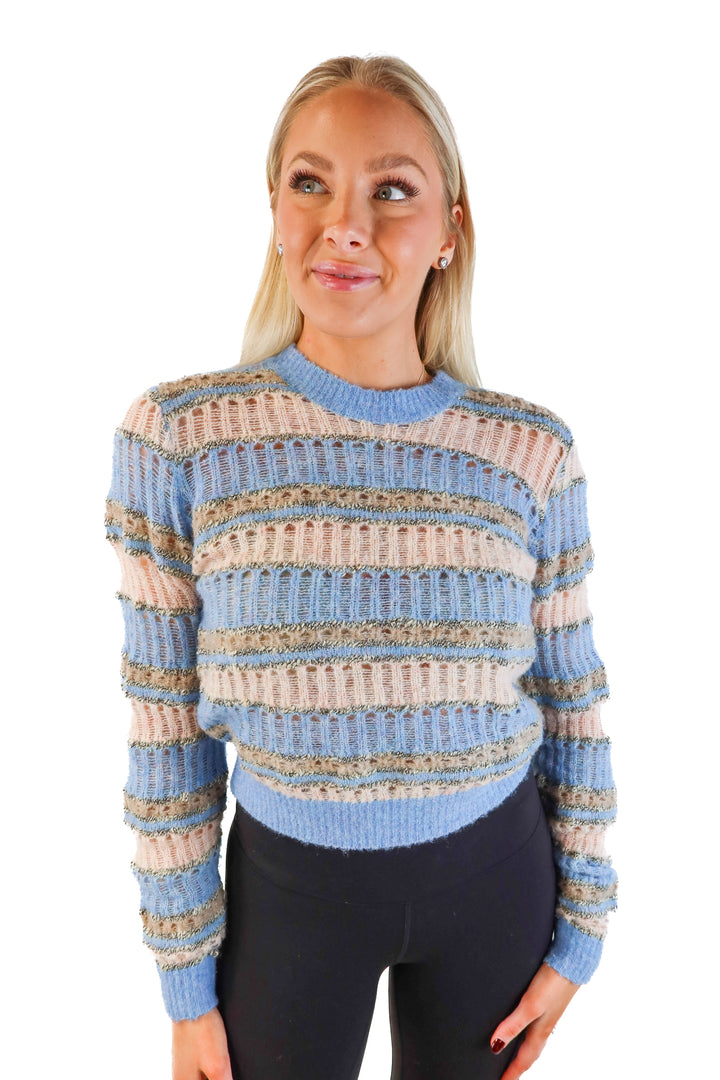 Frame colorful striped sweater (s; retail $498)