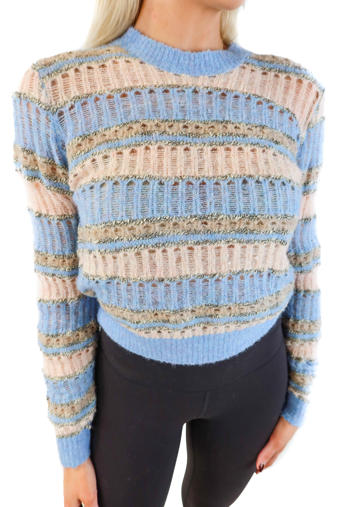 Frame colorful striped sweater (s; retail $498)