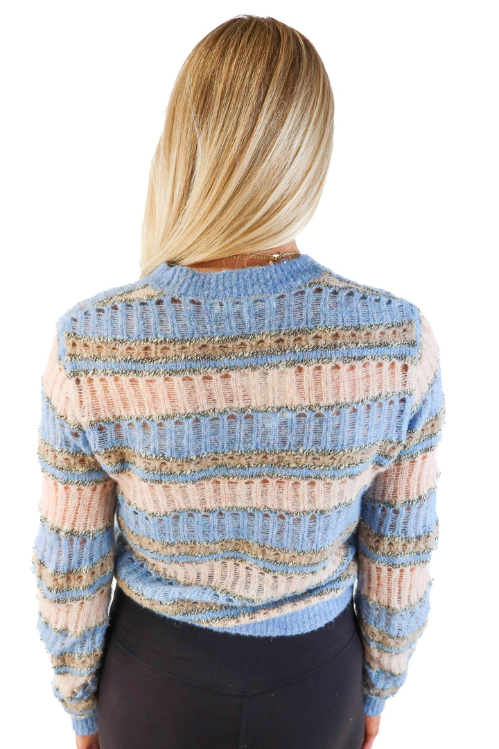 Frame colorful striped sweater (s; retail $498)