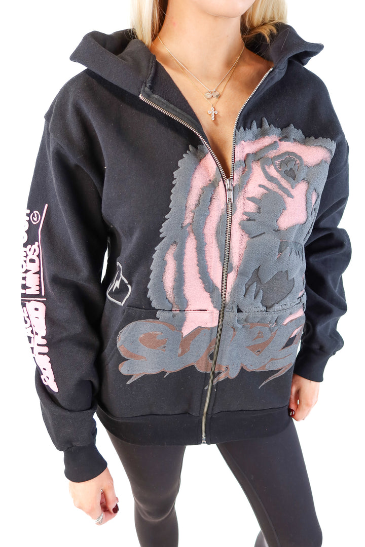 Travis Scott zip up hoodie (M; retail $172)