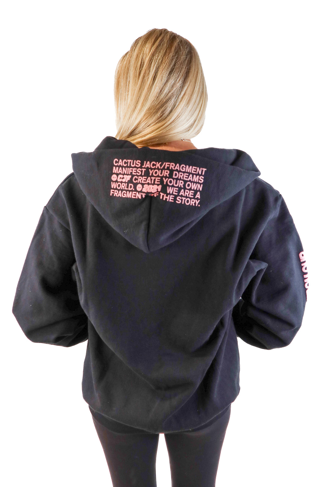 Travis Scott zip up hoodie (M; retail $172)