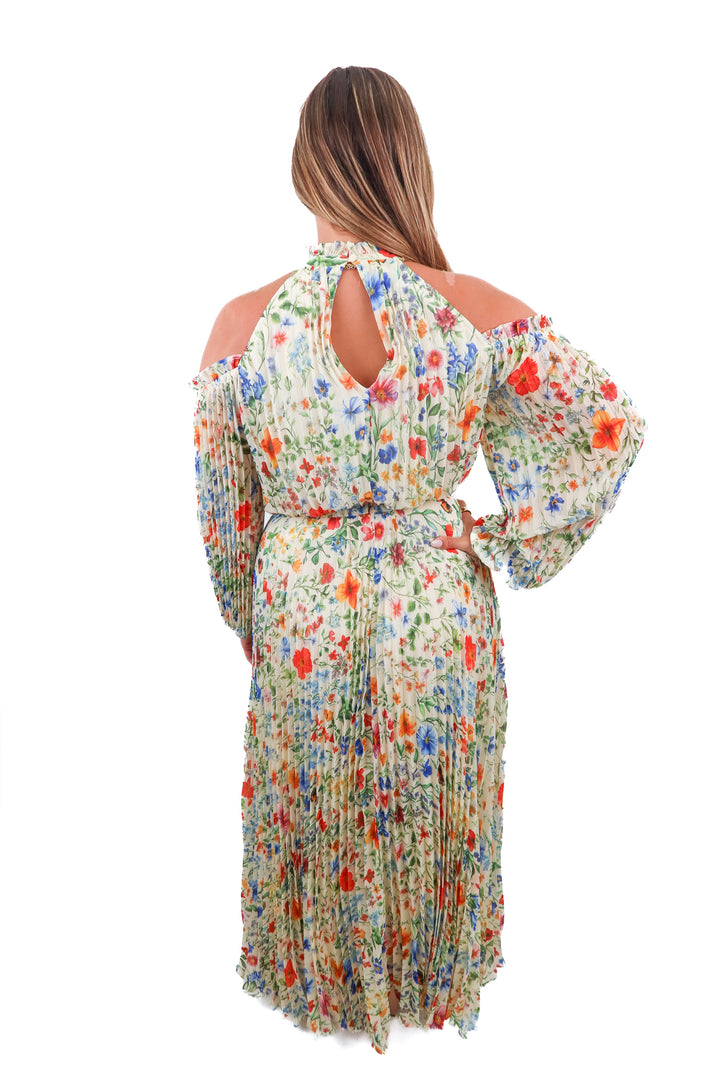 petal + pup floral maxi dress (m; retail $139)