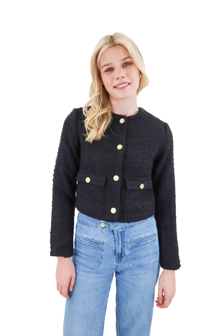abercrombie & fitch black/gold blazer NWT (xs)