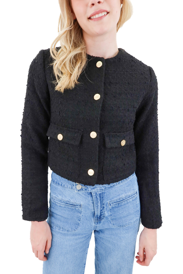 abercrombie & fitch black/gold blazer NWT (xs)