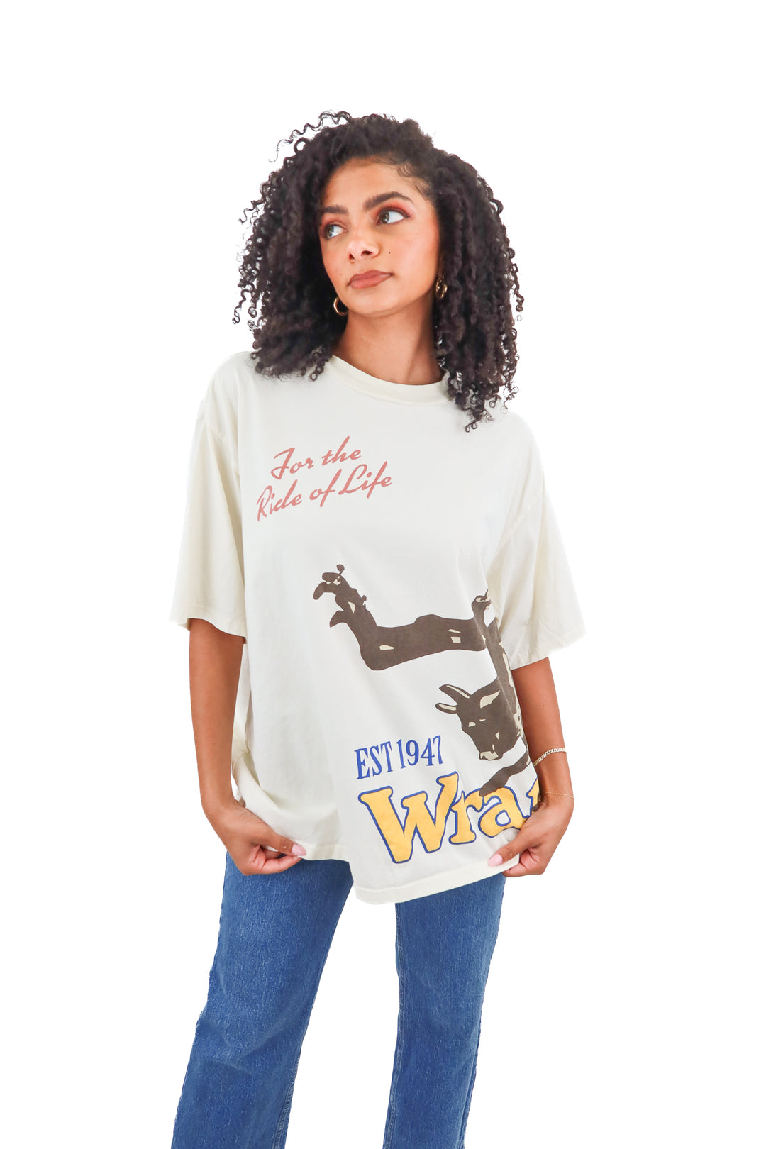 pacsun x wrangler graphic tee (xl; retail $45)