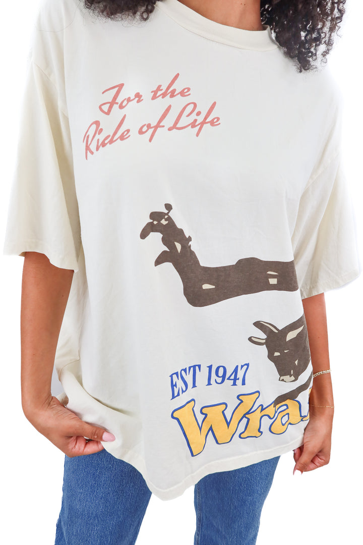 pacsun x wrangler graphic tee (xl; retail $45)