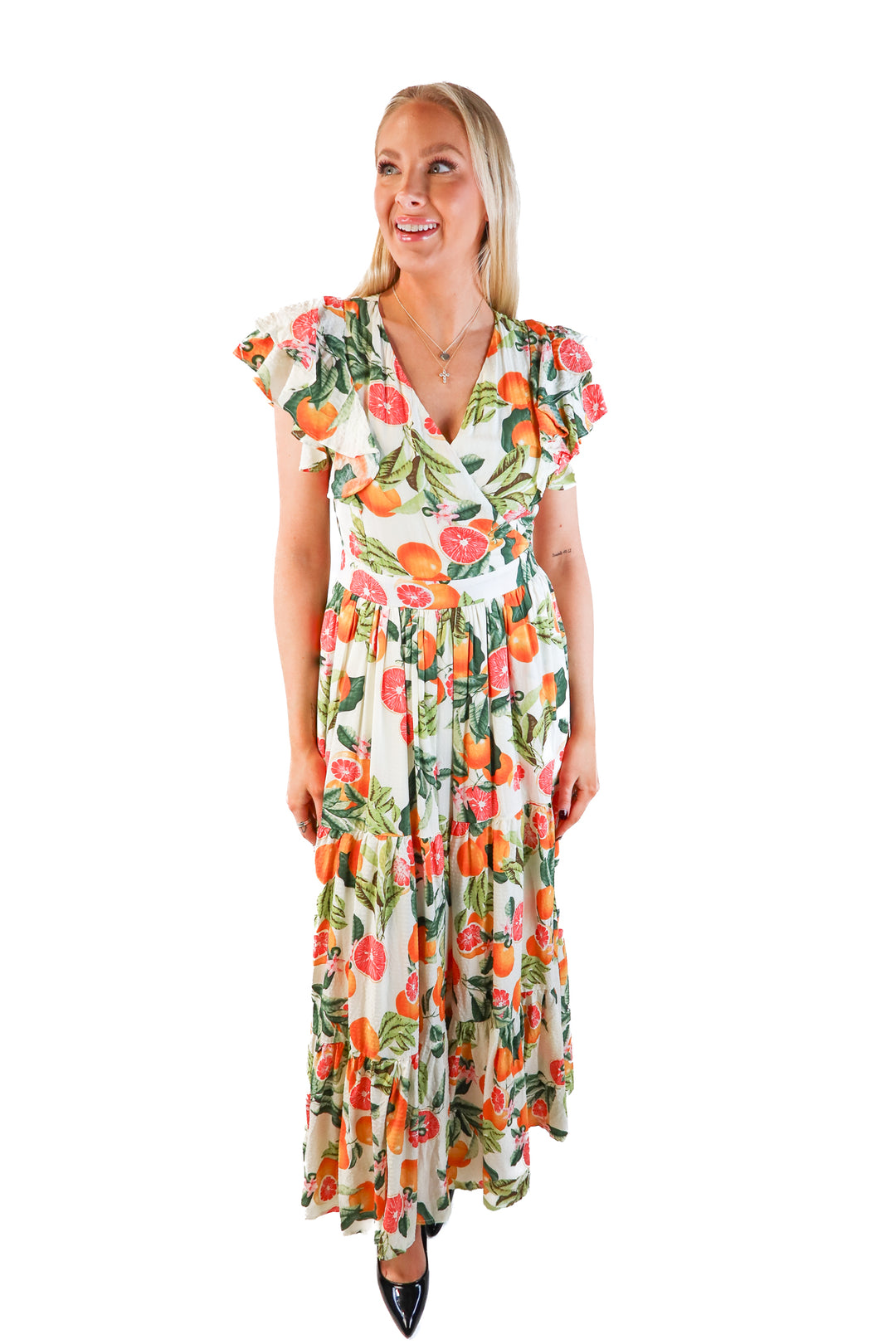 Ivy city co tropical maxi dress (2; retail $148)