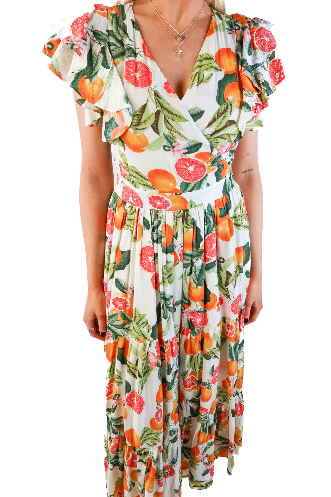 Ivy city co tropical maxi dress (2; retail $148)