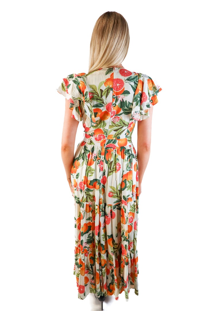 Ivy city co tropical maxi dress (2; retail $148)