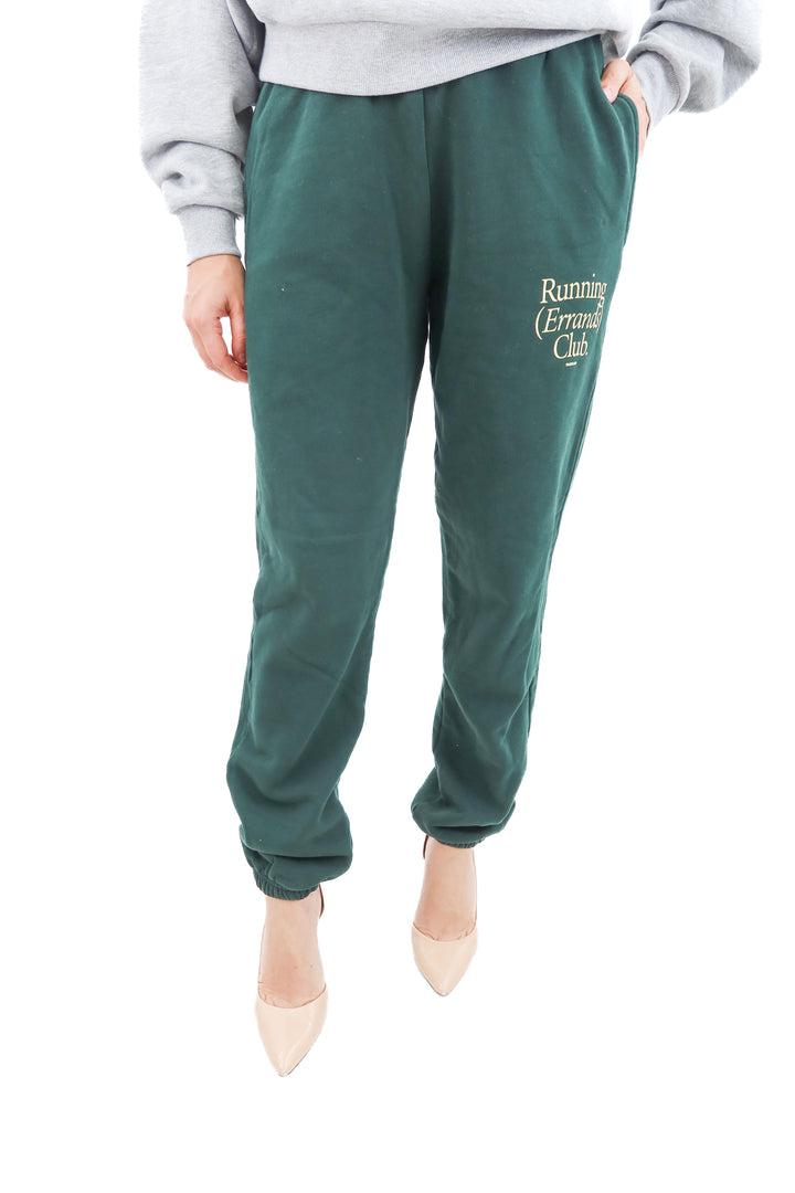 talentless emerald green sweatpants (s; retail $129)