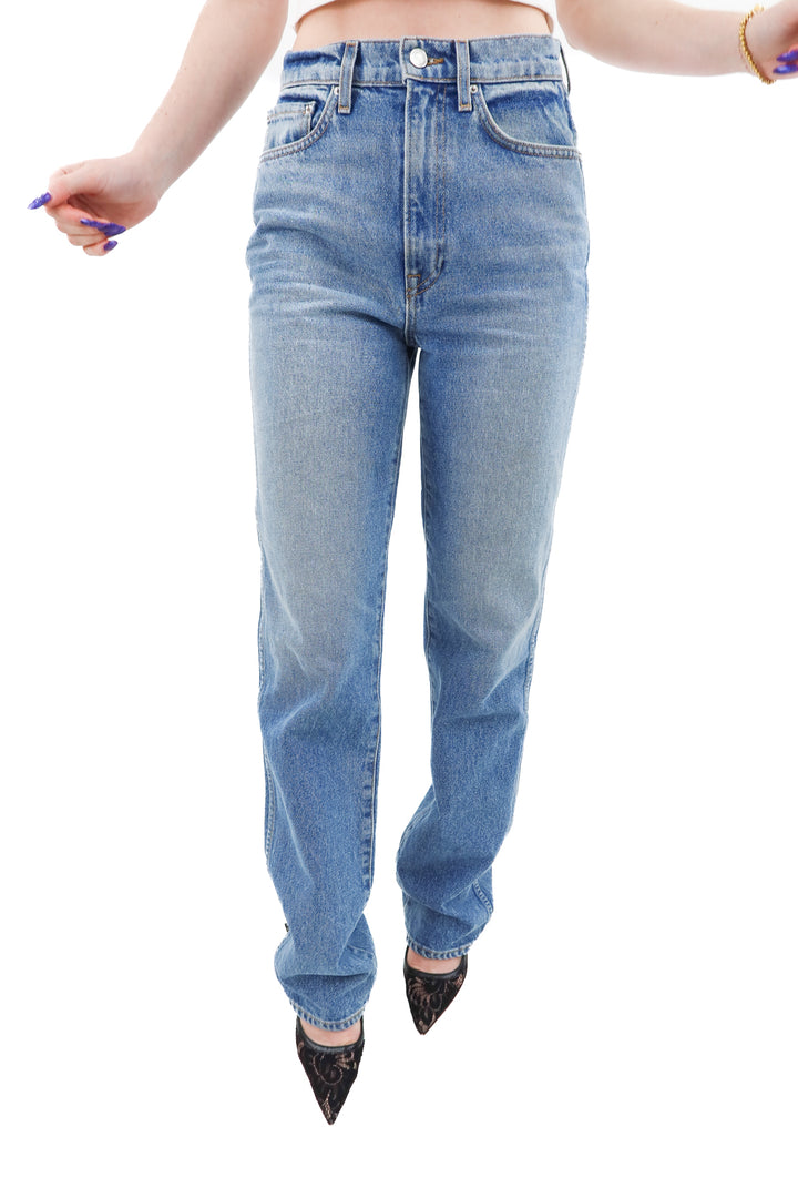 grlfrnd sara medium wash super high rise slim straight jeans (26)