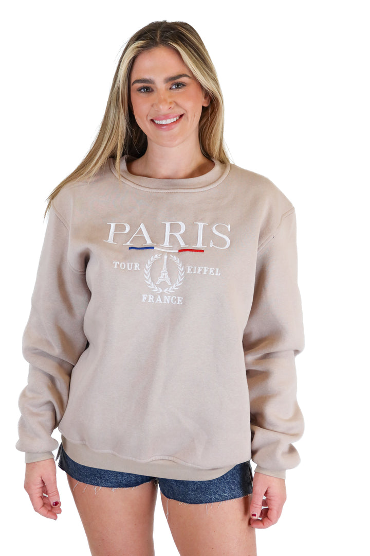 New Collection Attitude Tan Paris Crew neck (XXL)*