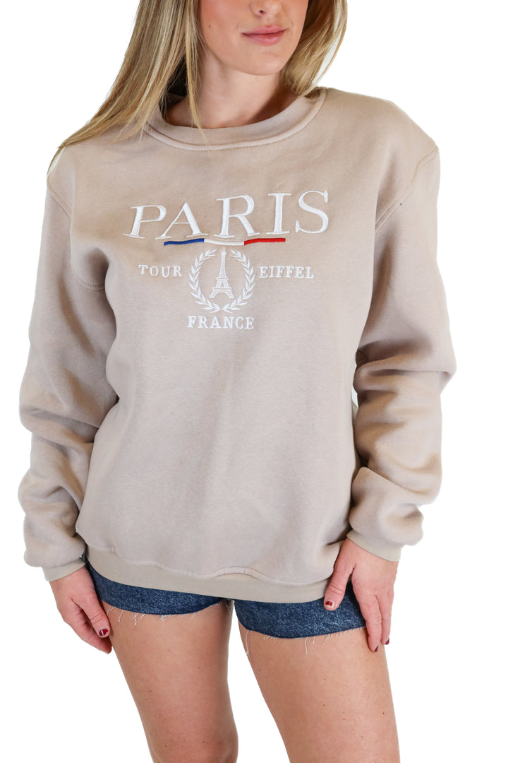 New Collection Attitude Tan Paris Crew neck (XXL)*