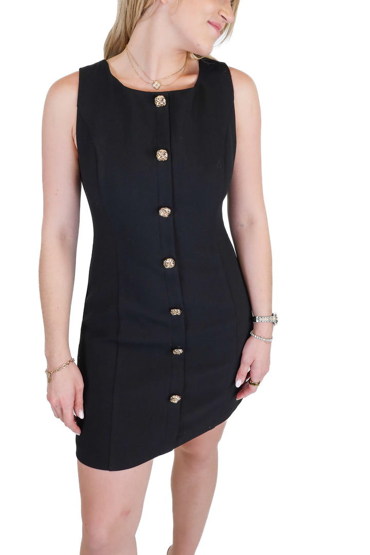 Endless Rose Black Back Tie Dress (S; retail $130)