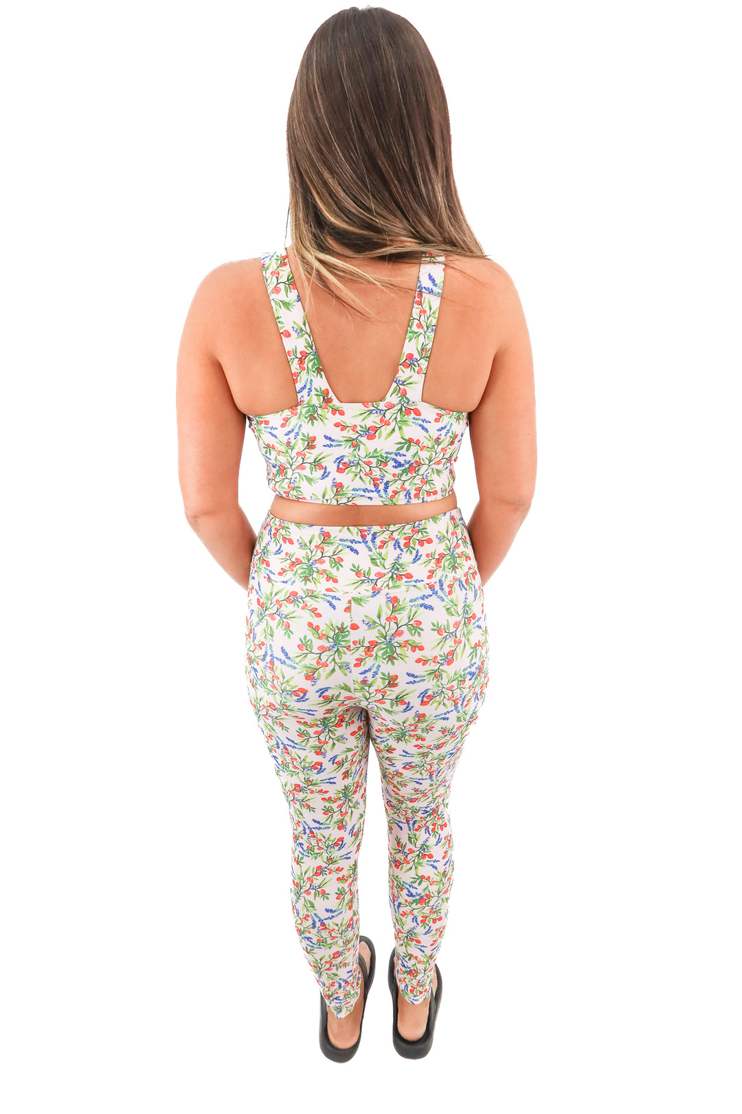 mott50 pink poppy print active set (M)
