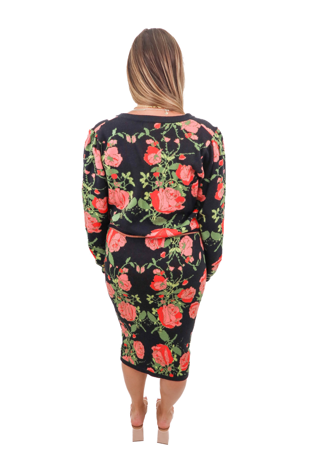 petal + pup knit rose set (m)