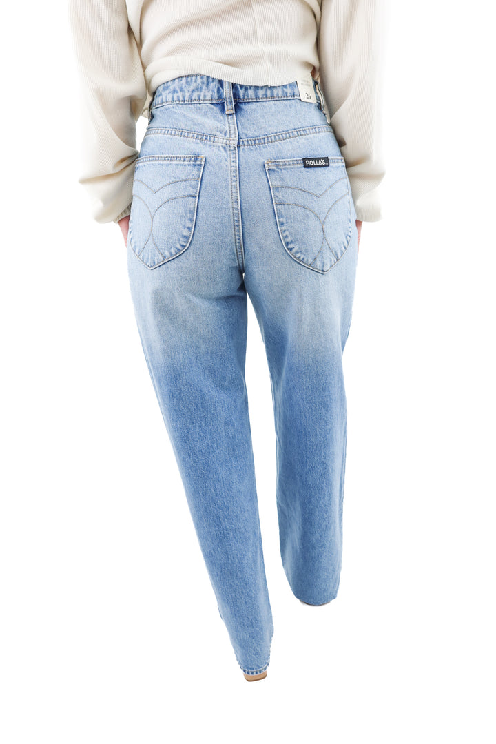 rolla's stevie relaxed straight jeans (26; retail $119)