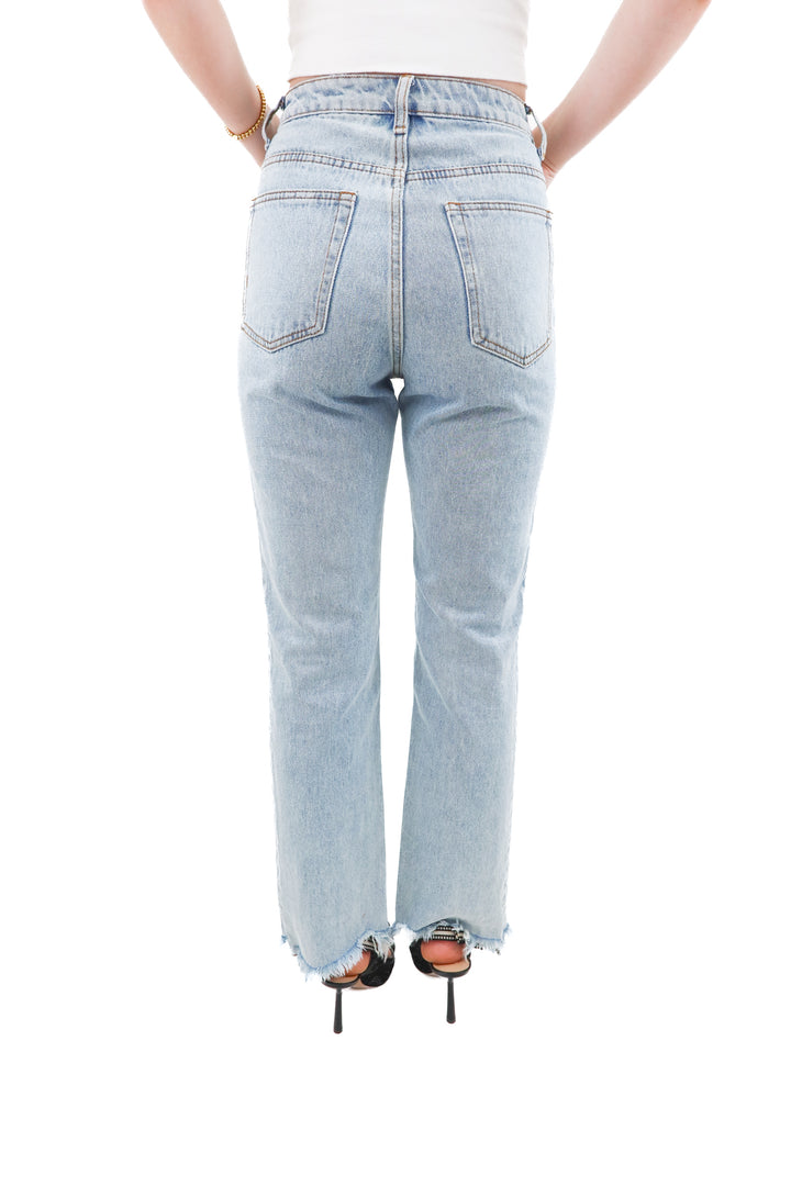 superdown high rise straight leg jeans (26; retail $74)