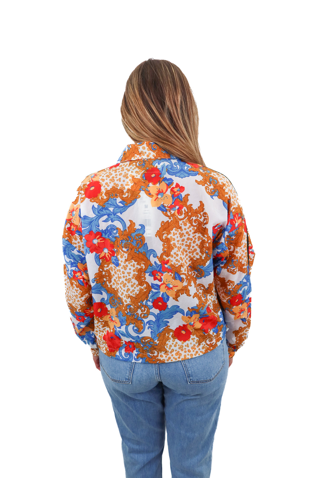 SLAY adidas tropical zip up (m)