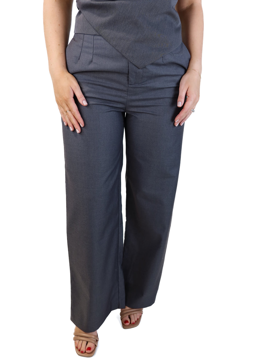 Vici dark grey trousers (s; retail $58)