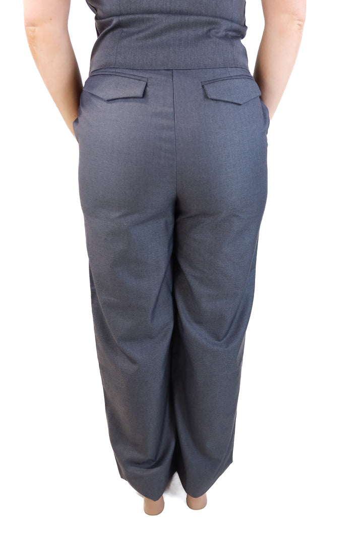 Vici dark grey trousers (s; retail $58)