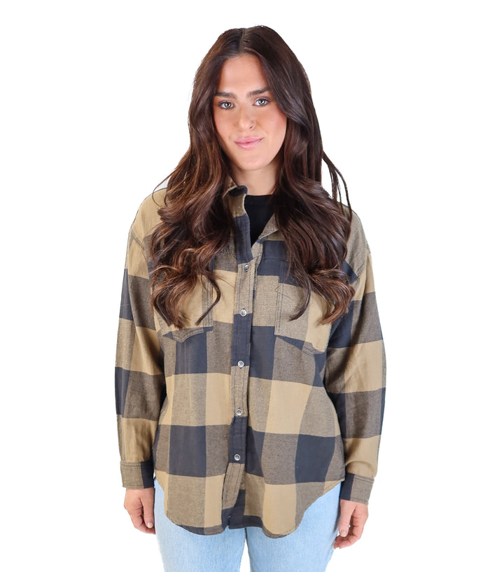 Aerie brown/black flannel (s)