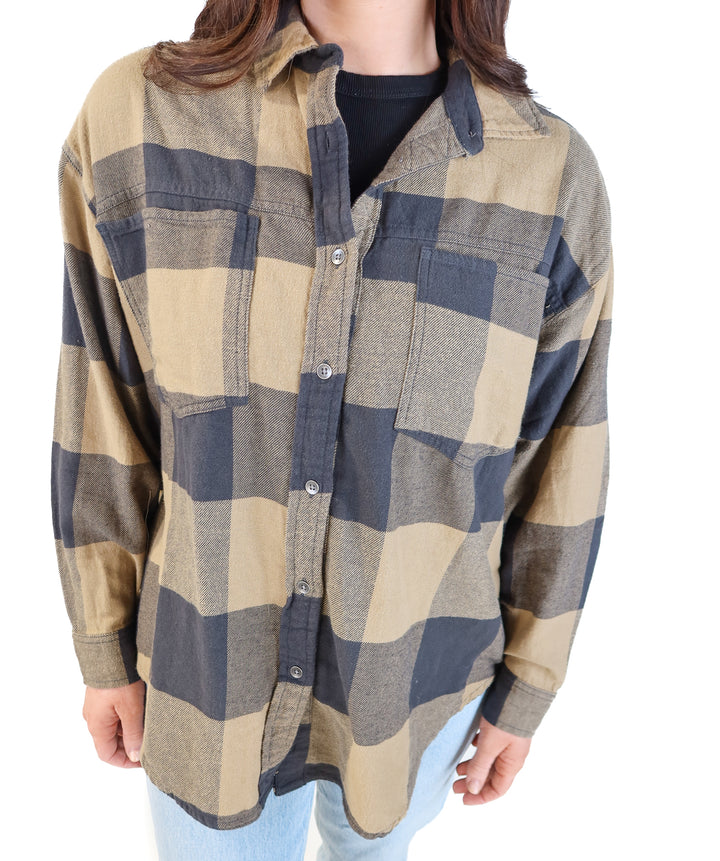 Aerie brown/black flannel (s)