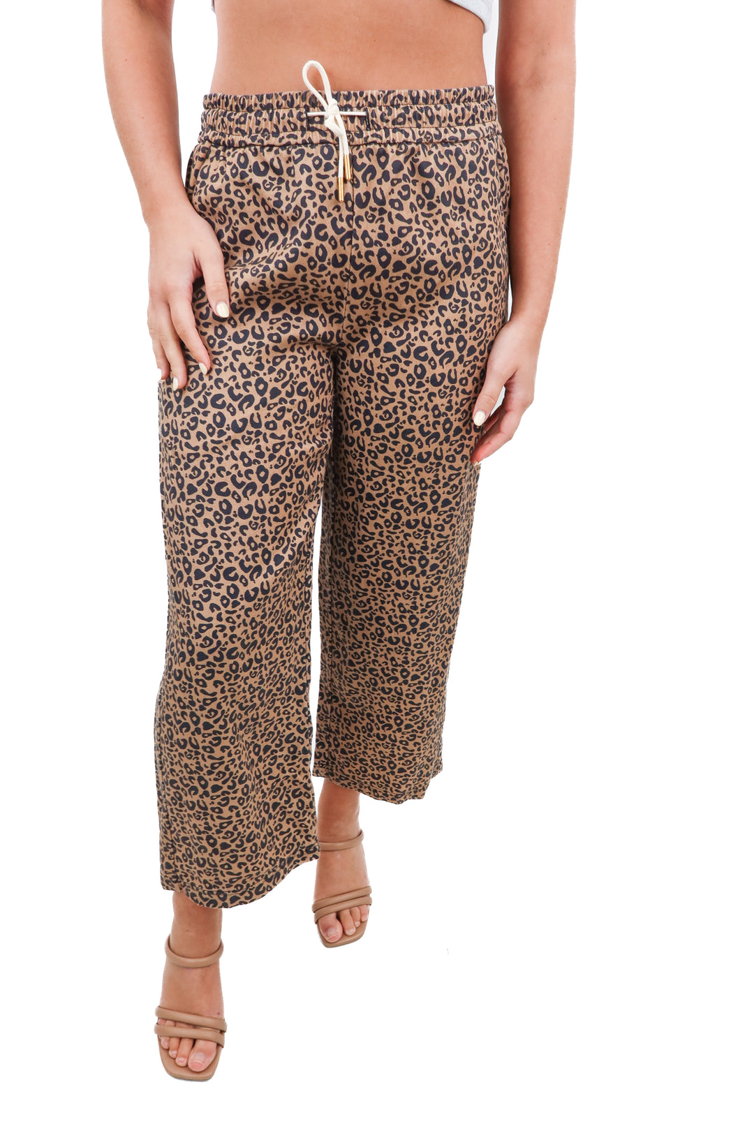 jolibump leopard pants NWT (xs; retail $125)