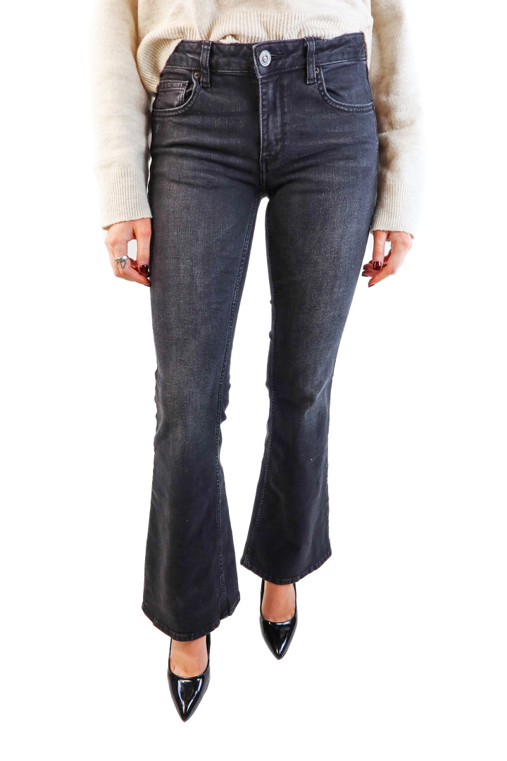 BDG black flare jeans (27; retail $79)