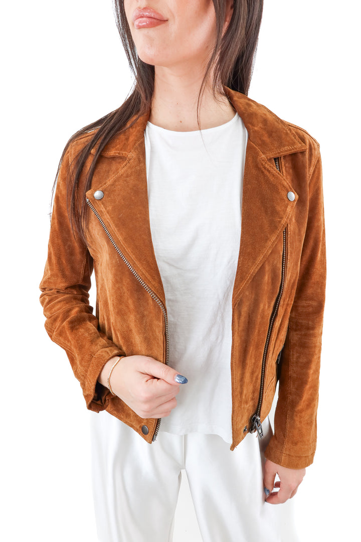 blank nyc brown suede jacket (m; retail $198)