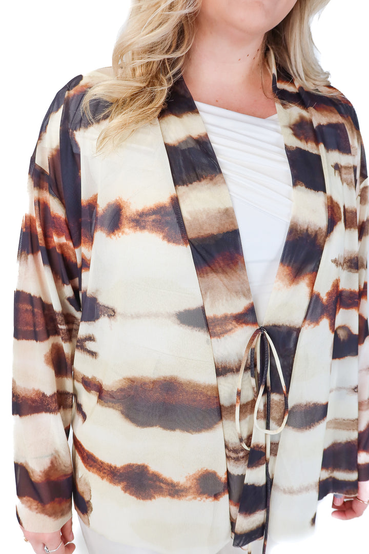 zara mesh wrap top NWT (L; retails $29.90)