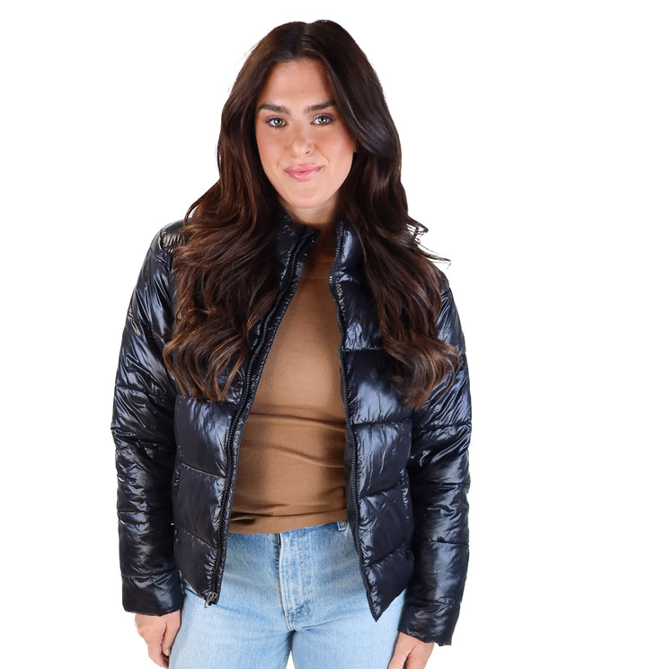 Time & true black puffer jacket NWT (s; retails for $24.98)