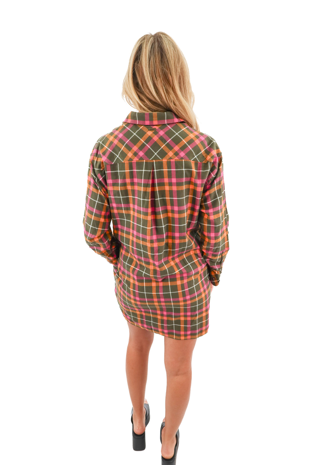 asos x barbour pink flannel NWT (6)