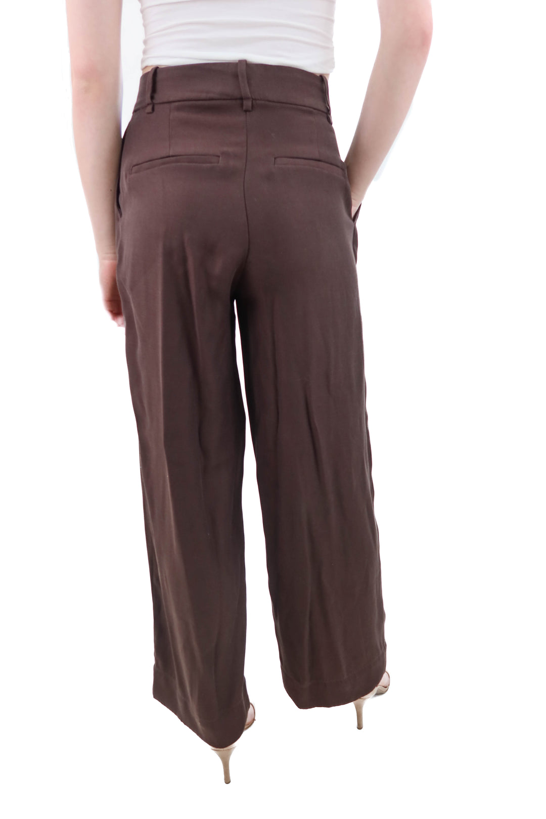 h&m brown wide leg trousers (4)