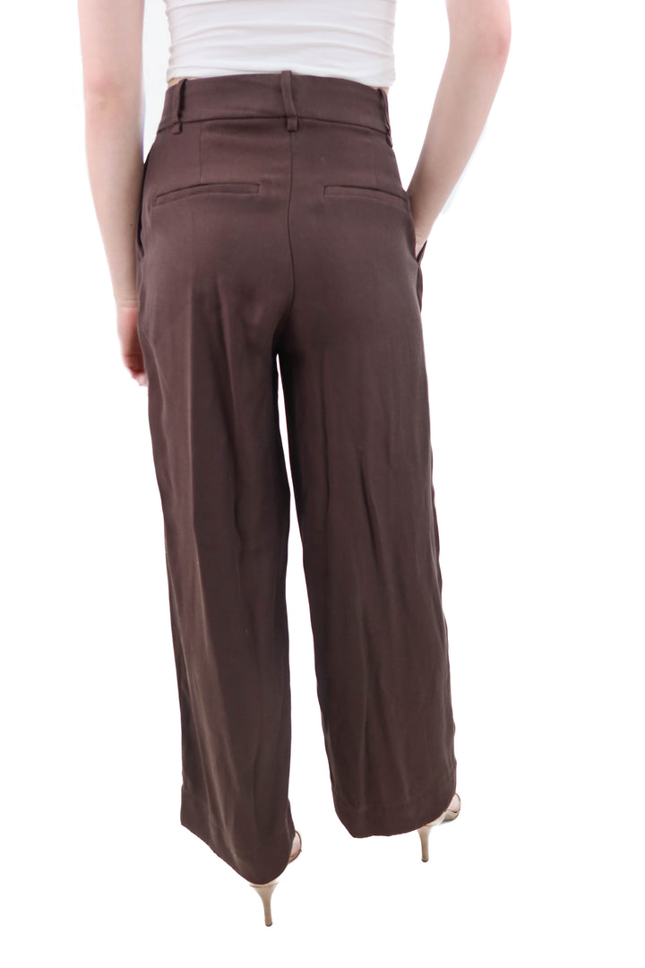 h&m brown wide leg trousers (4)