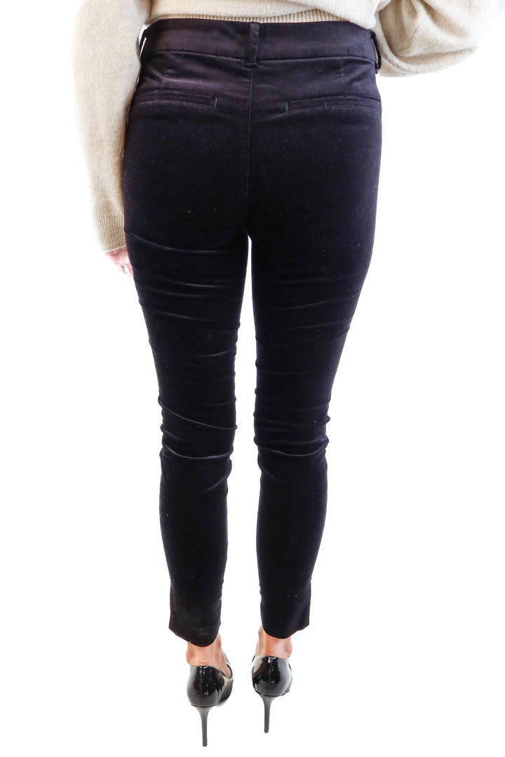 Old navy black velvet “pixie” pants (2)