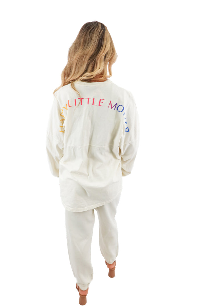 spirit jersey happy little mother lounge set (m; retail $110)