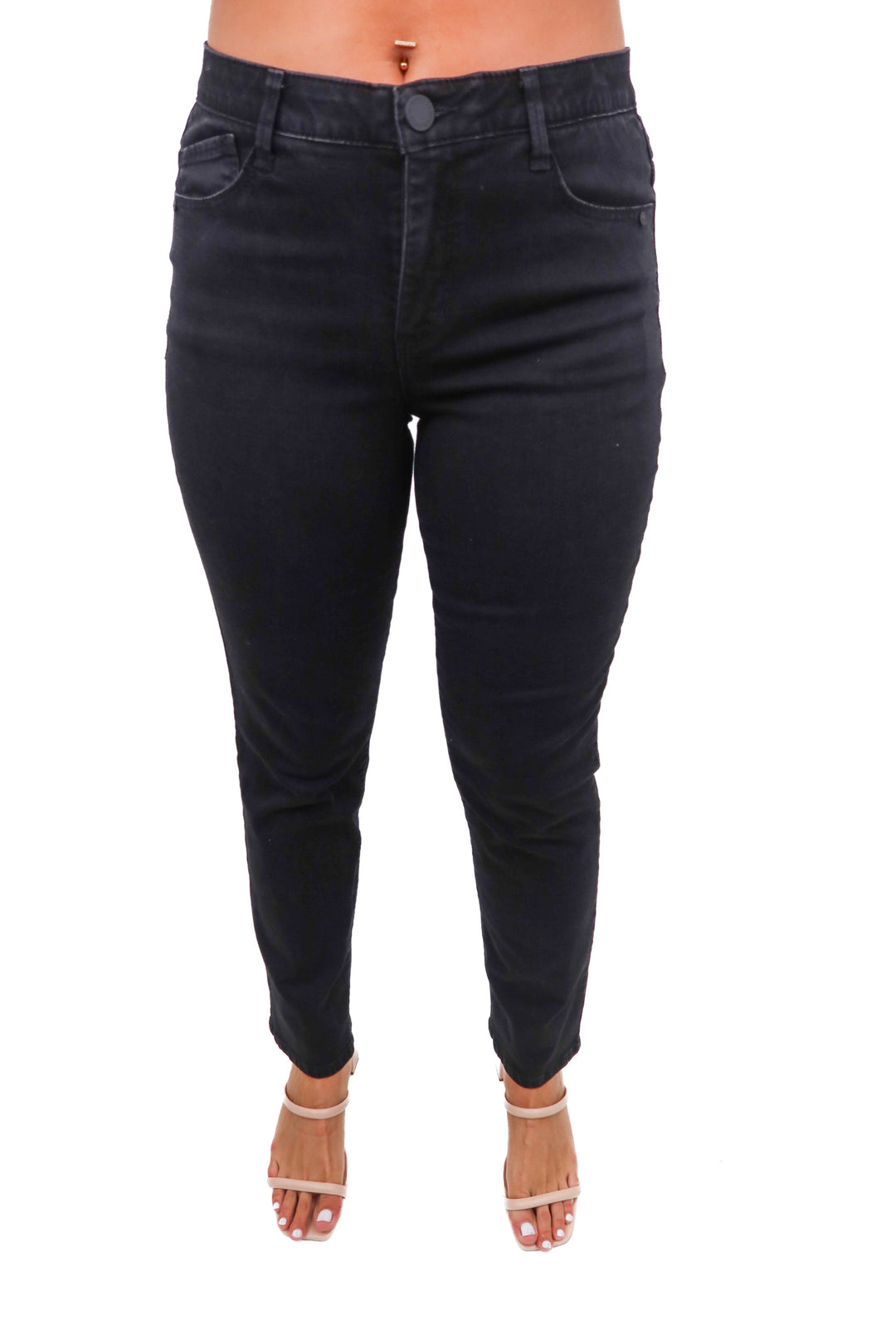 wit & wisdom black straight leg jeans (10)