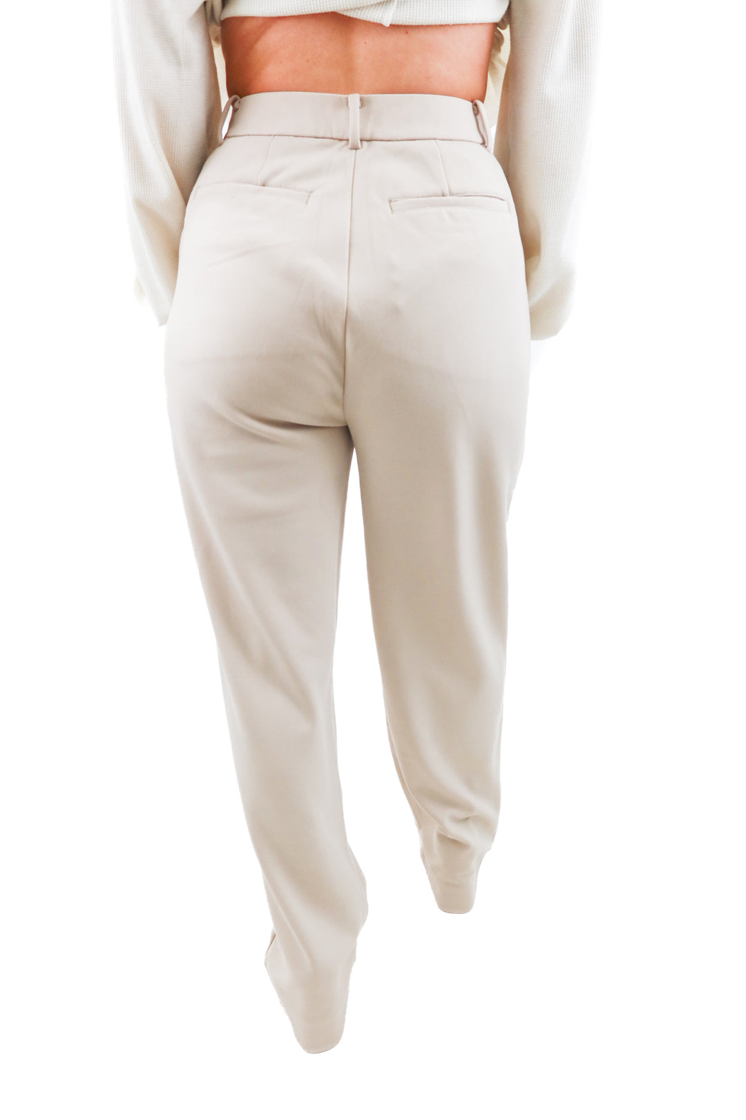 cuts beige trouser pants nwt (4); retail $124